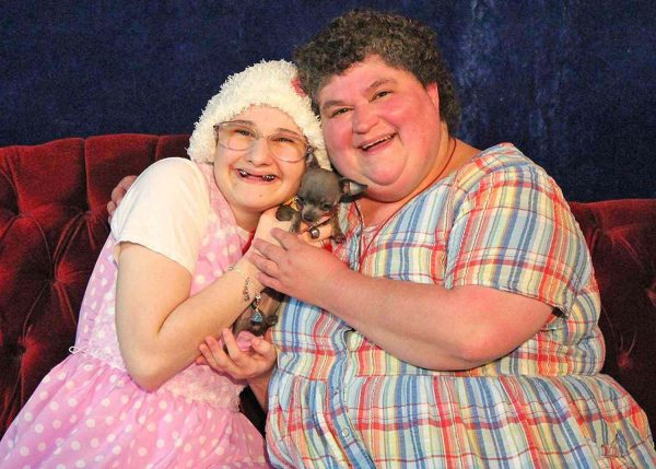 Gypsy Rose Blanchard  and her mother Clauddine (Dee Dee) Blanchard when being interviewed after getting Gypsy her very first pet. (Biography/Courtesy of Investigation Discovery)