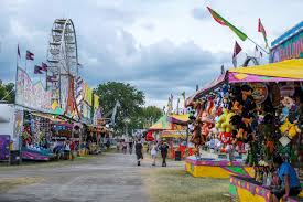 The view of the DuQuoin State Fair on this beautiful, bright, sunny day.