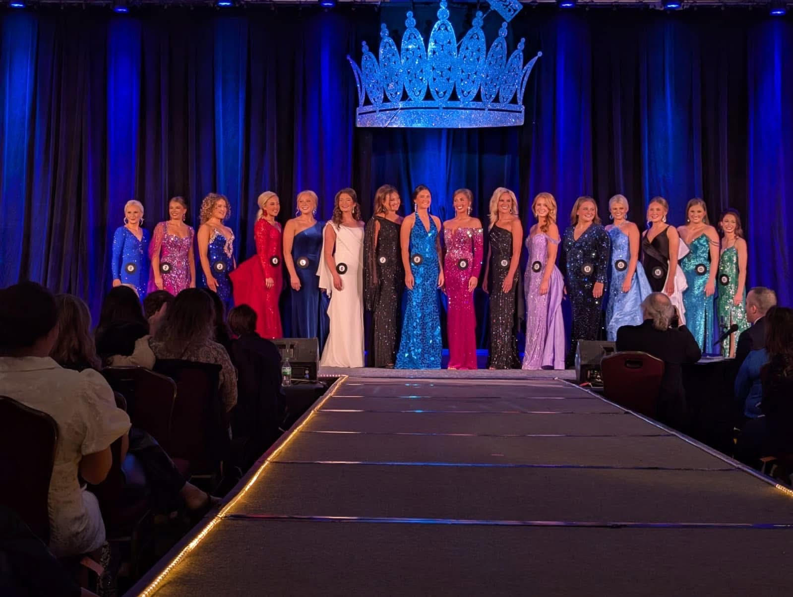 These are the top 15 contestants competing for the title Miss Illinois Fair Queen.