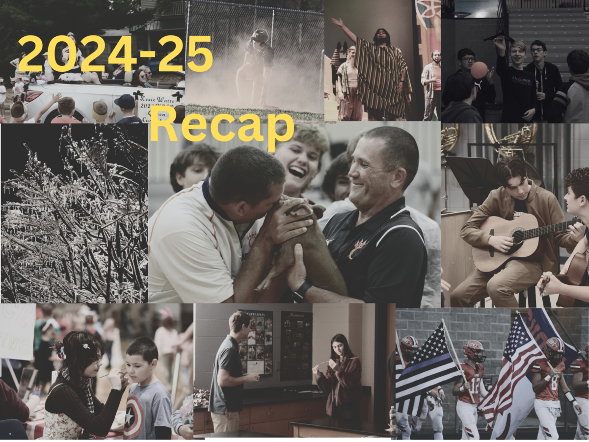 A collage of different photos Abby Hovenga has taken throughout the year.